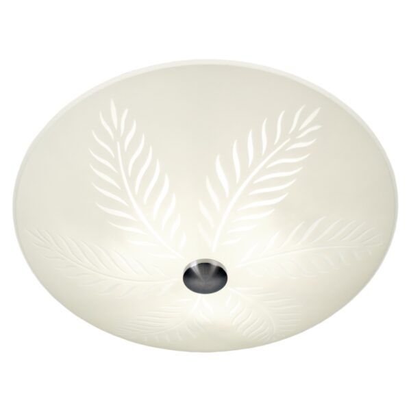 Palmblad plafond 50 cm, opalvit